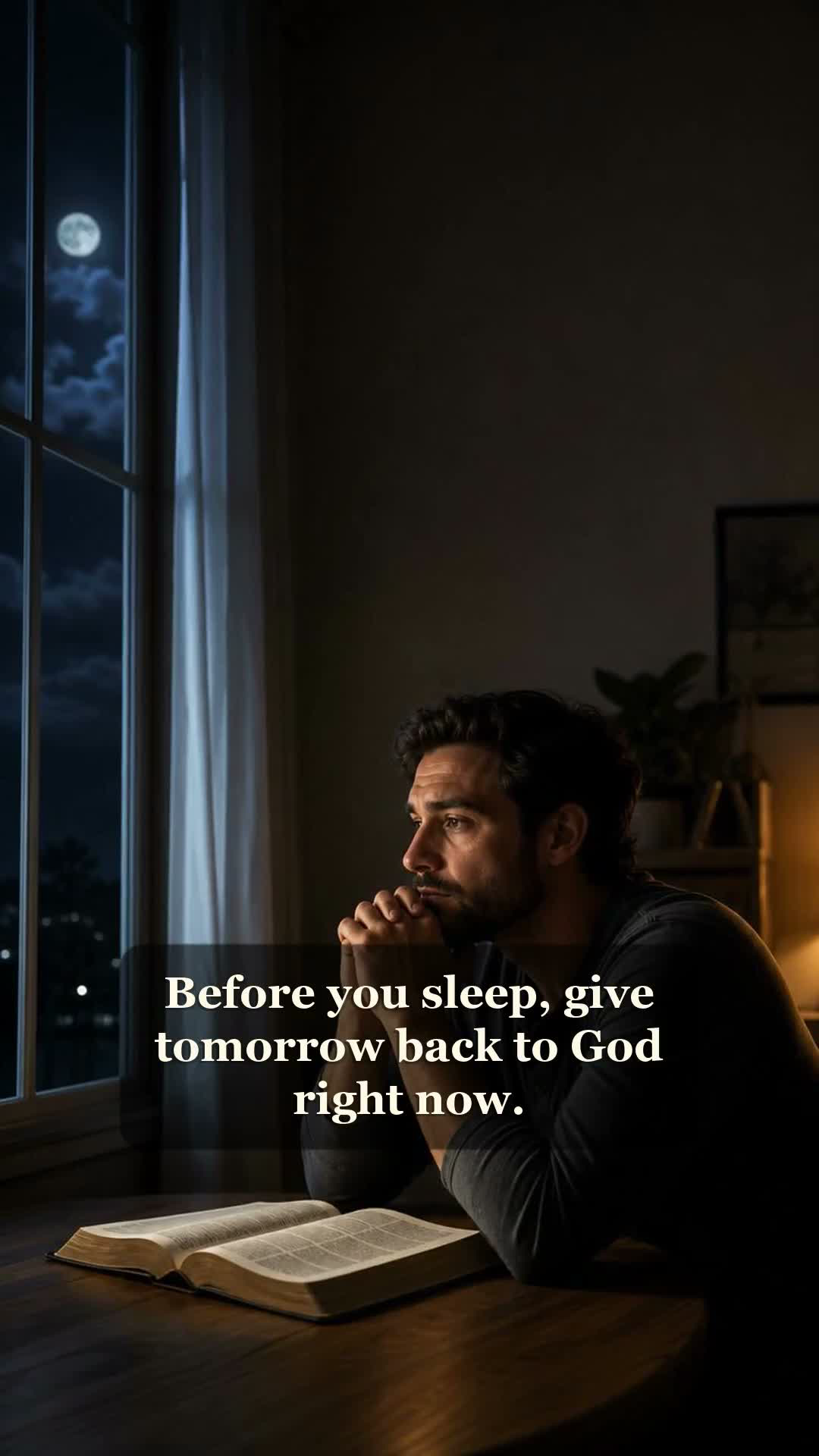 Before Bed, Give God Your Worry
